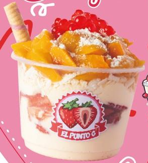Fresas con Durazno 16 oz