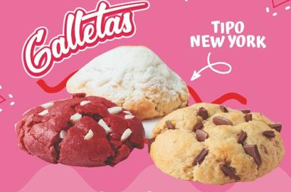 Galleta tipo New York Red Velvet