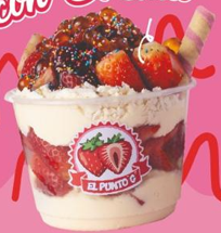 Mini Rosita (Fresas con crema 8 onz)